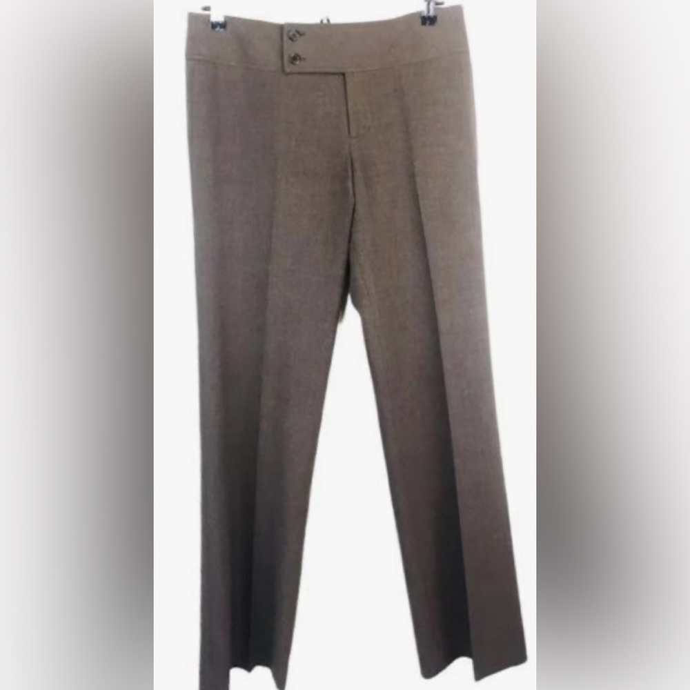 Chaiken Profile Classic Brown Dress Work Pants Zipper Fly Trousers Size 8 EUC!